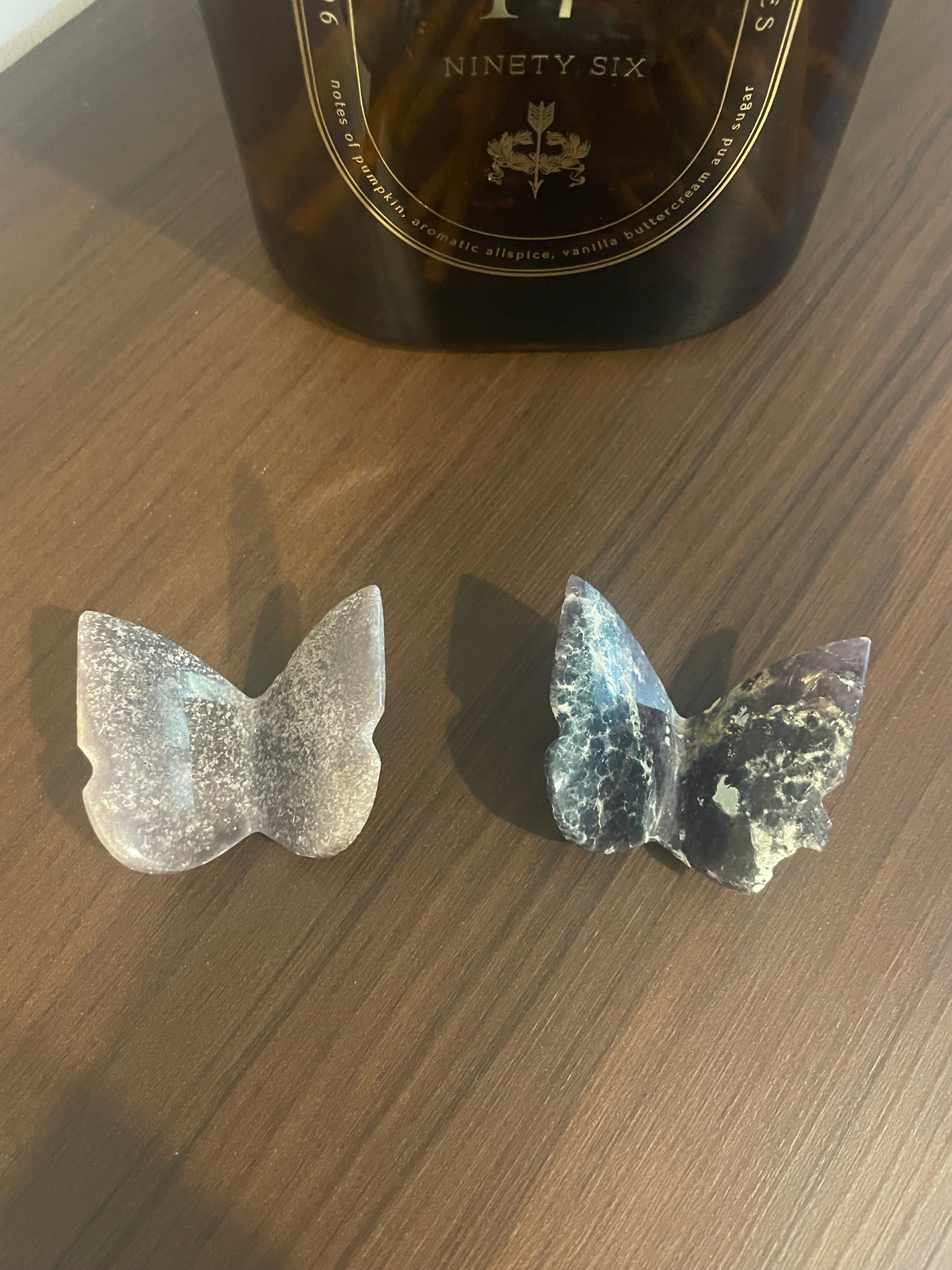 Grape Agate Butterfly