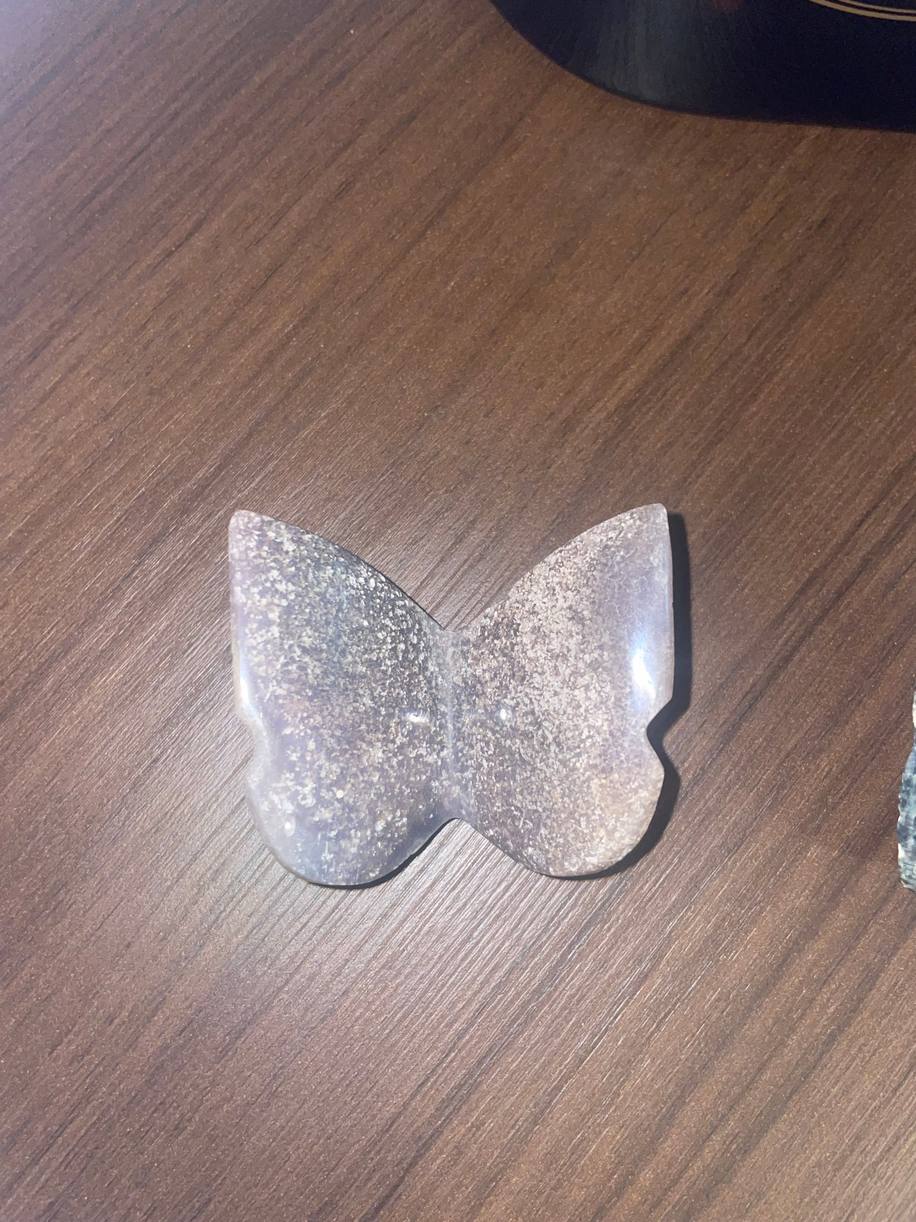 Grape Agate Butterfly
