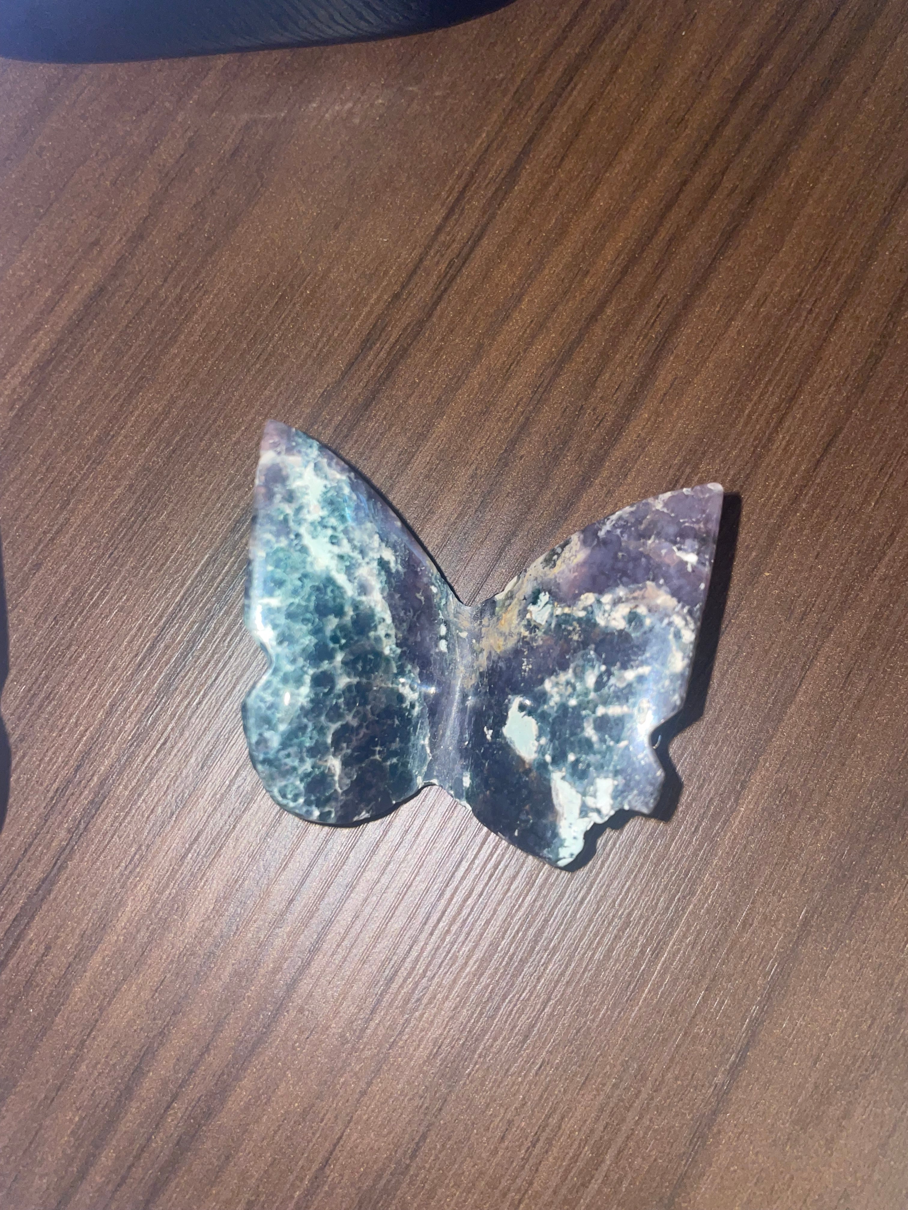 Grape Agate Butterfly