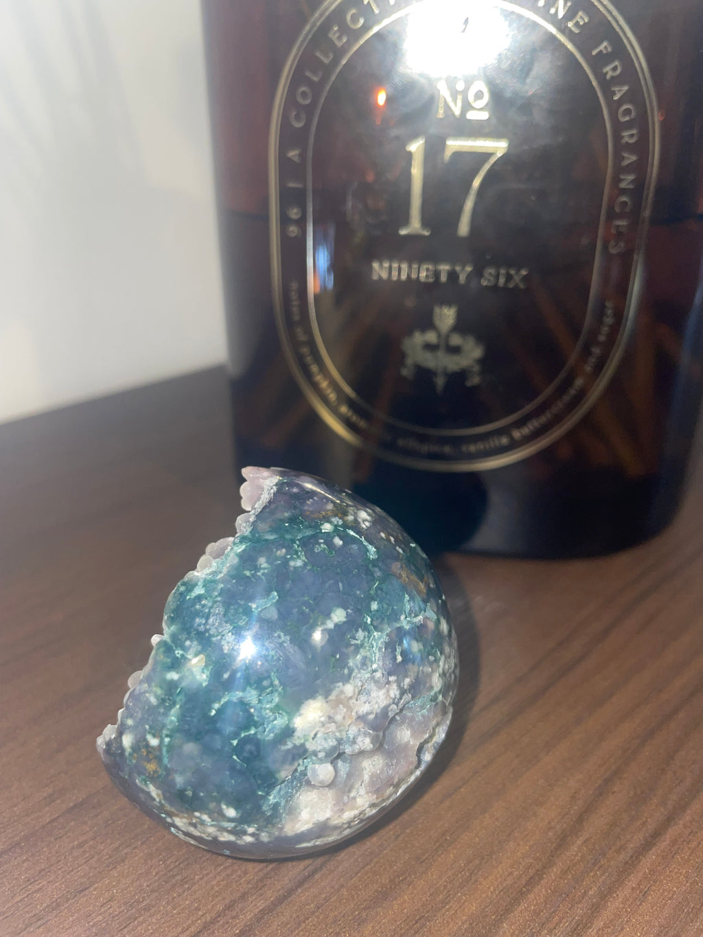 Grape Agate Sphere (Free Standing)