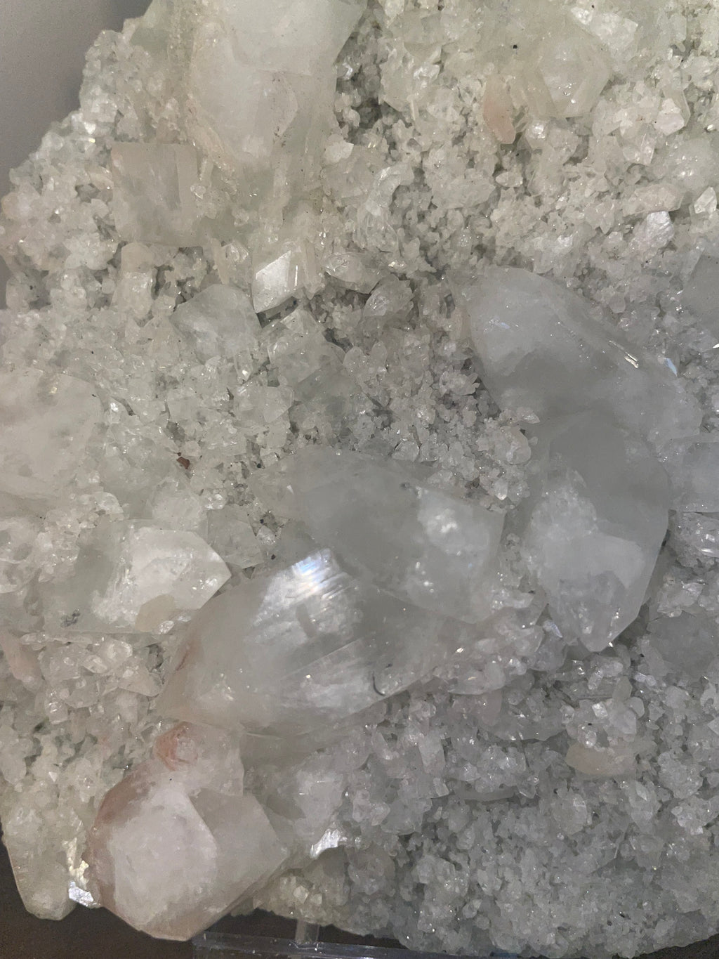 Diamond Apophyllite on Stand