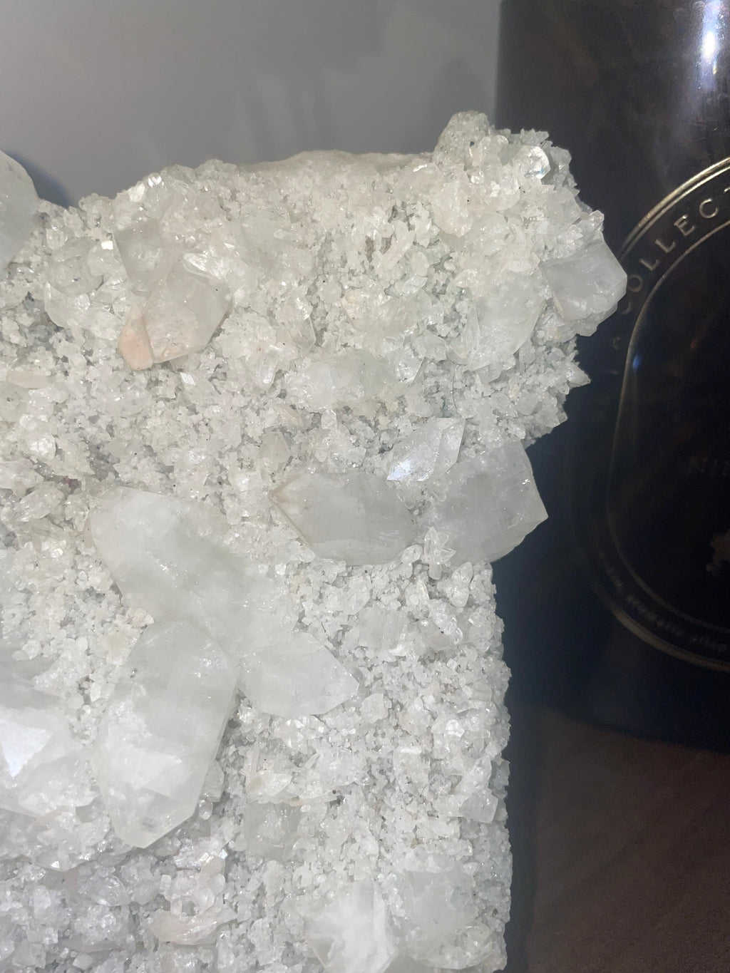 Diamond Apophyllite on Stand