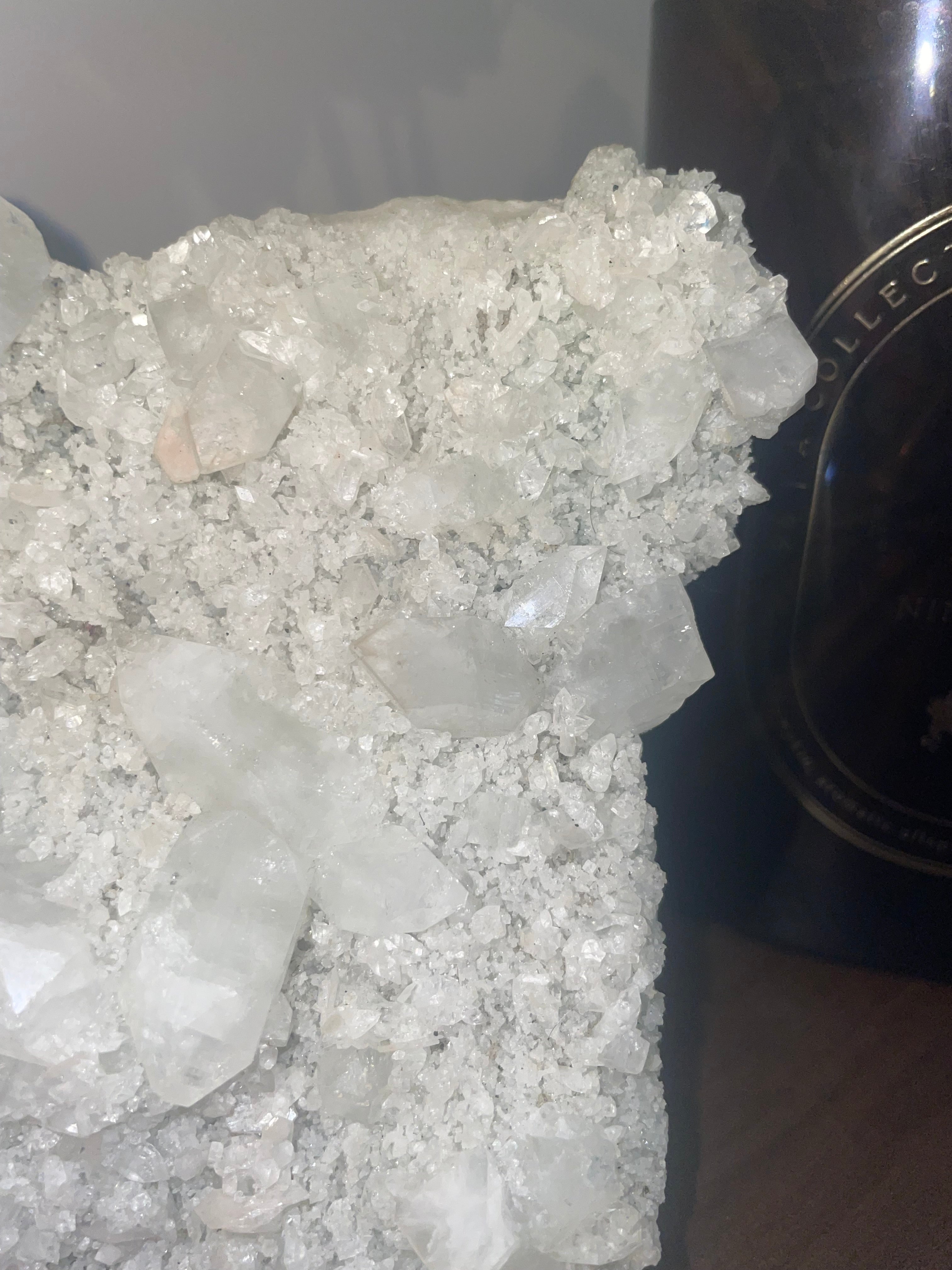 Diamond Apophyllite on Stand