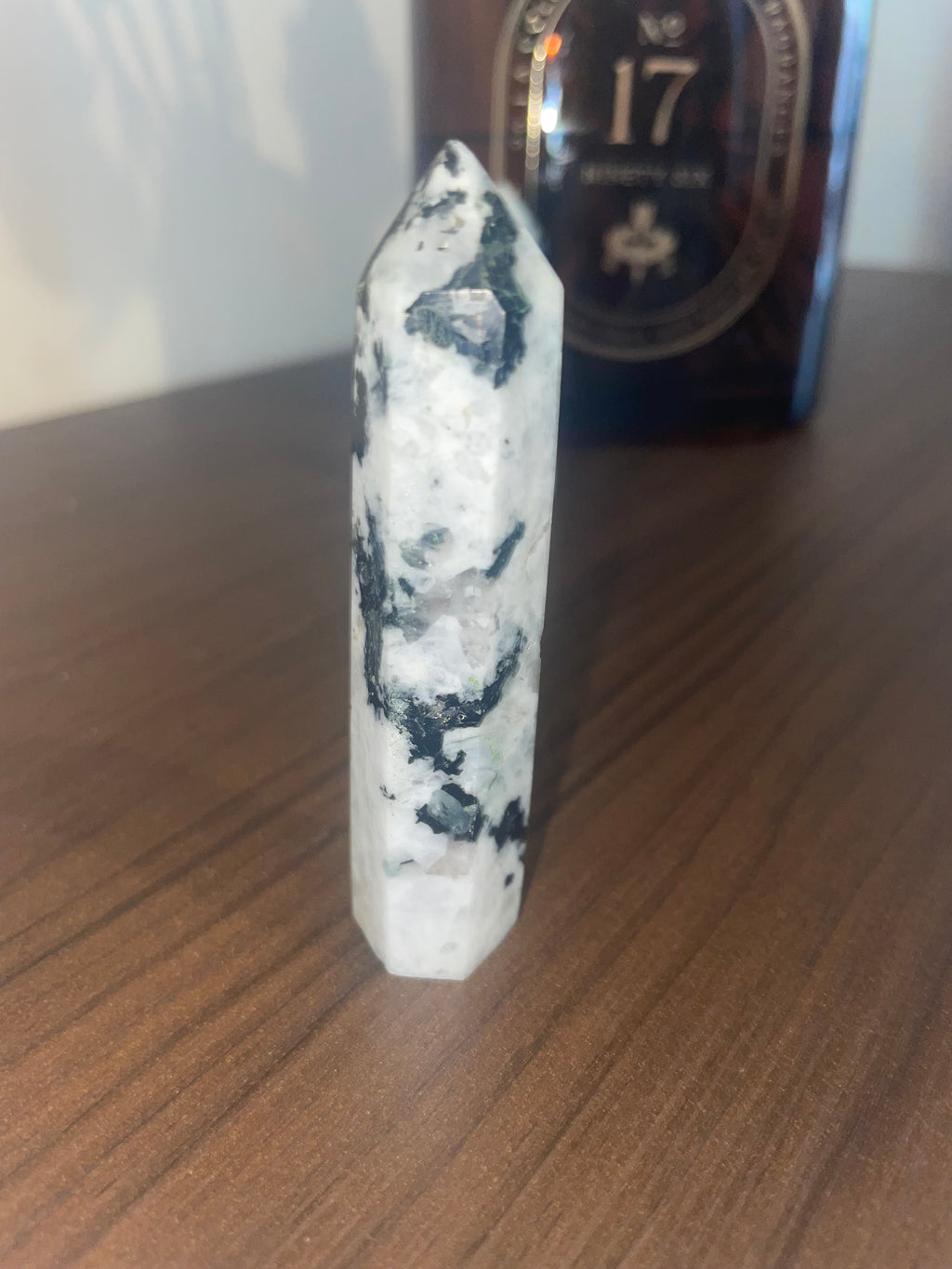 Rainbow Moonstone Point