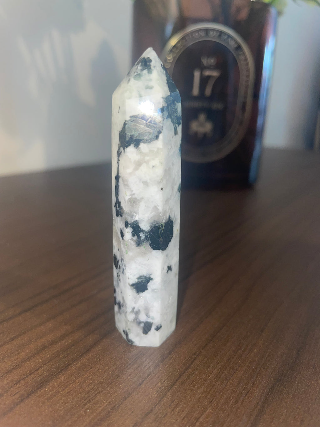 Rainbow Moonstone Point
