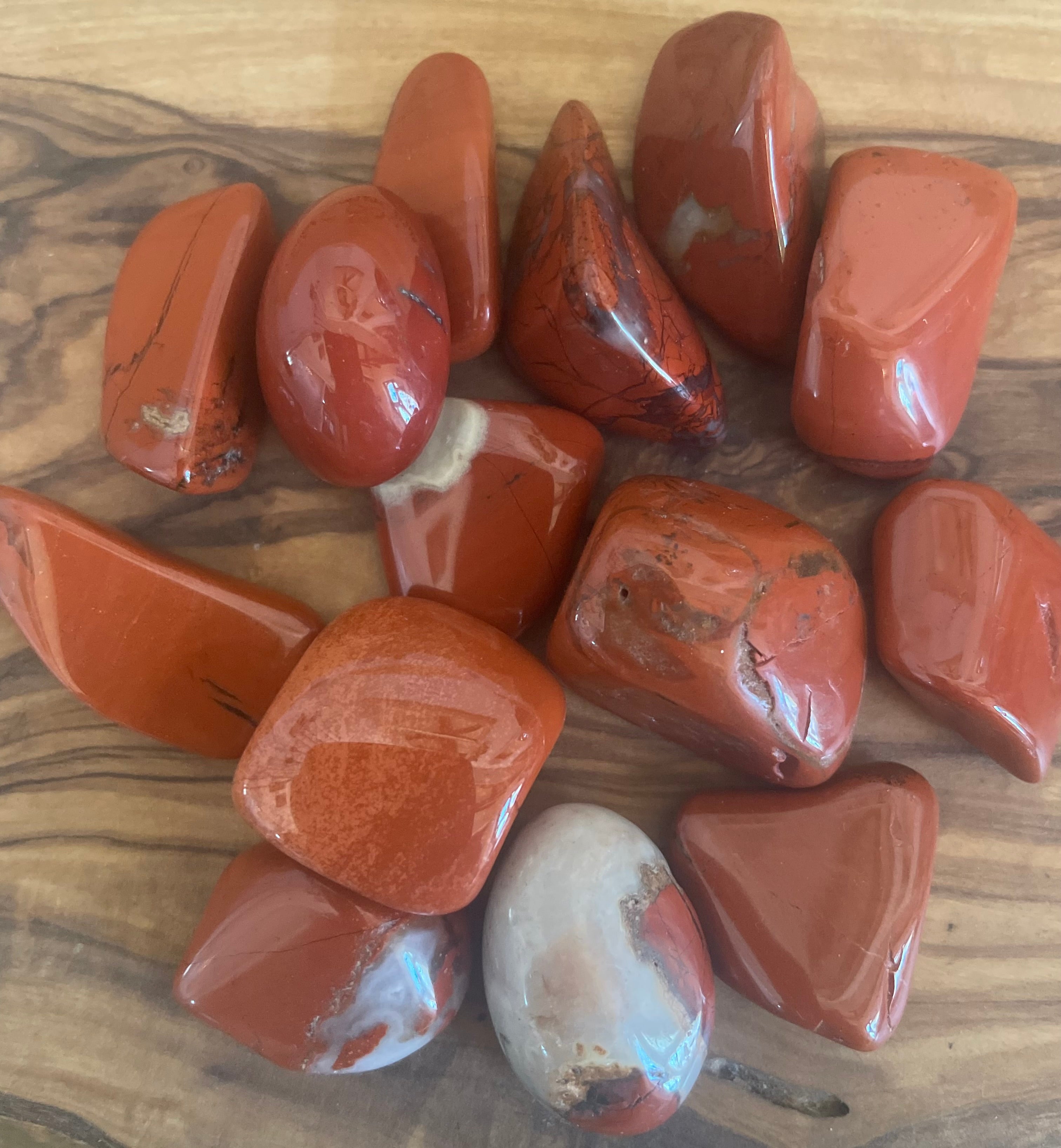 Red Jasper Tumble Stone