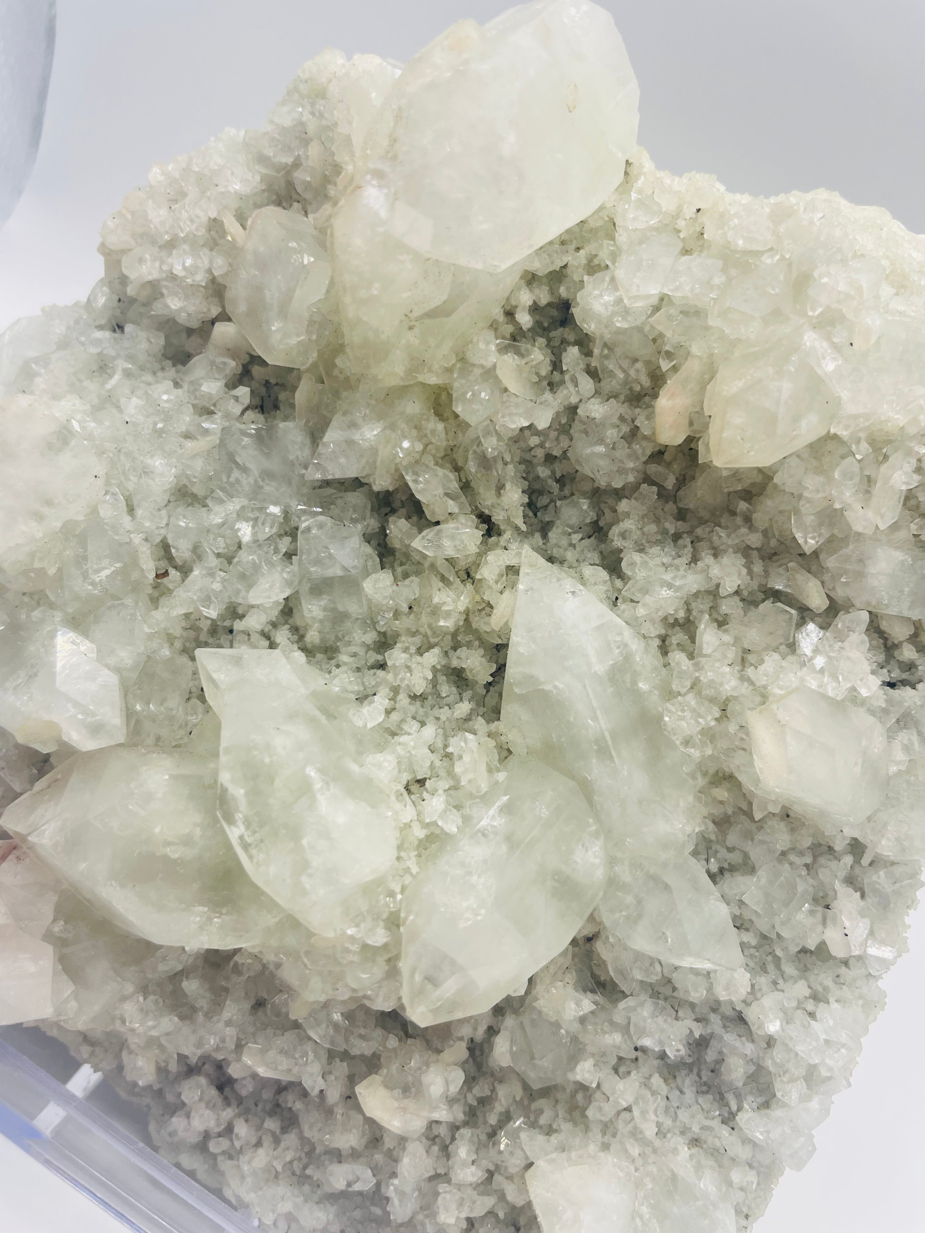 Diamond Apophyllite on Stand