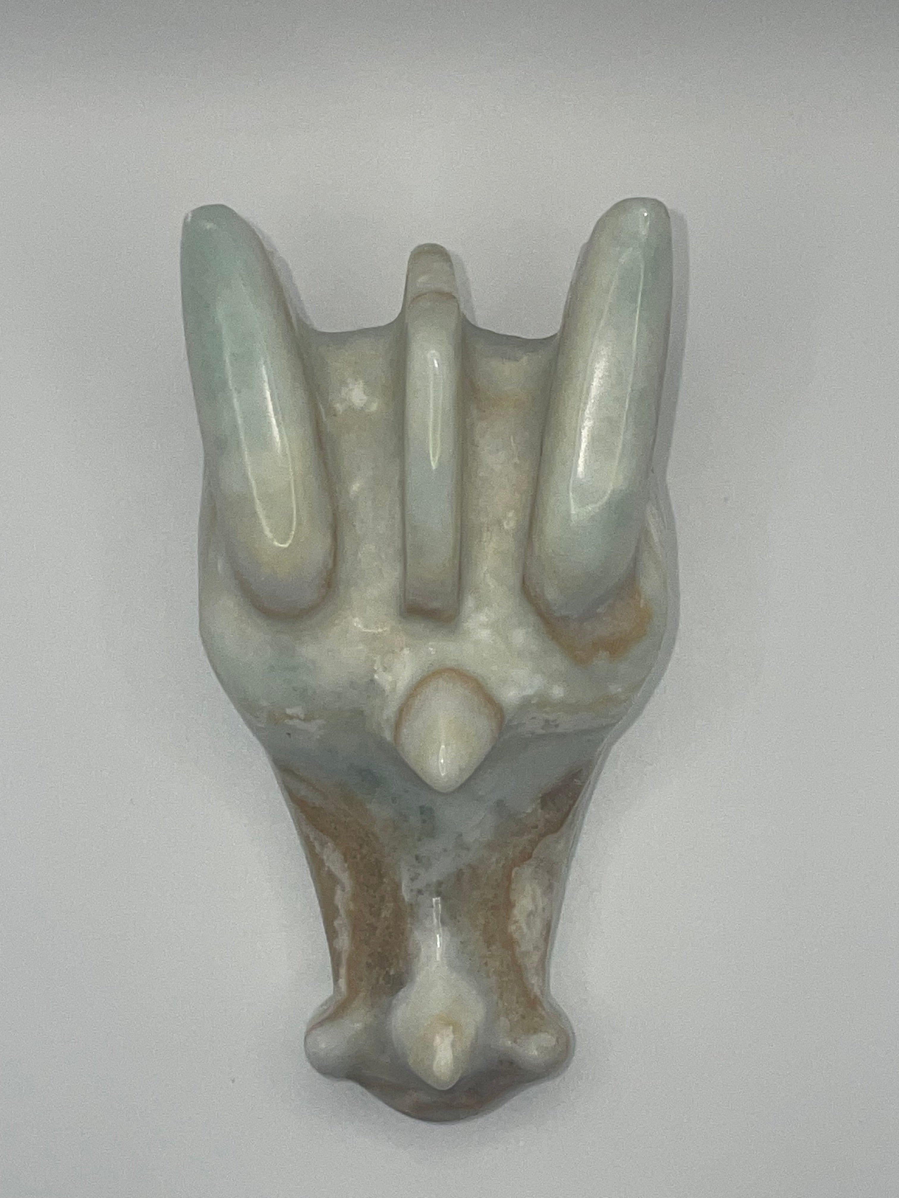 Caribbean Calcite Large Dragon