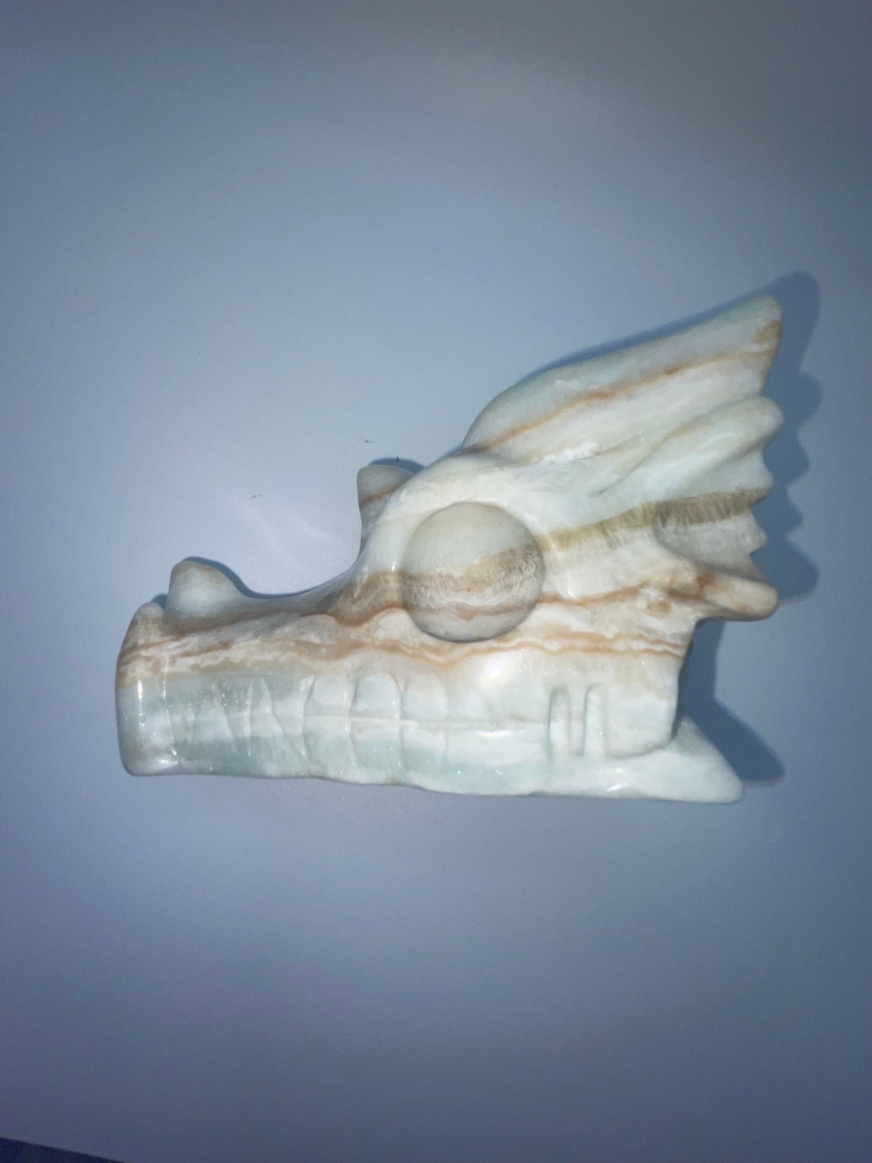 Caribbean Calcite Large Dragon