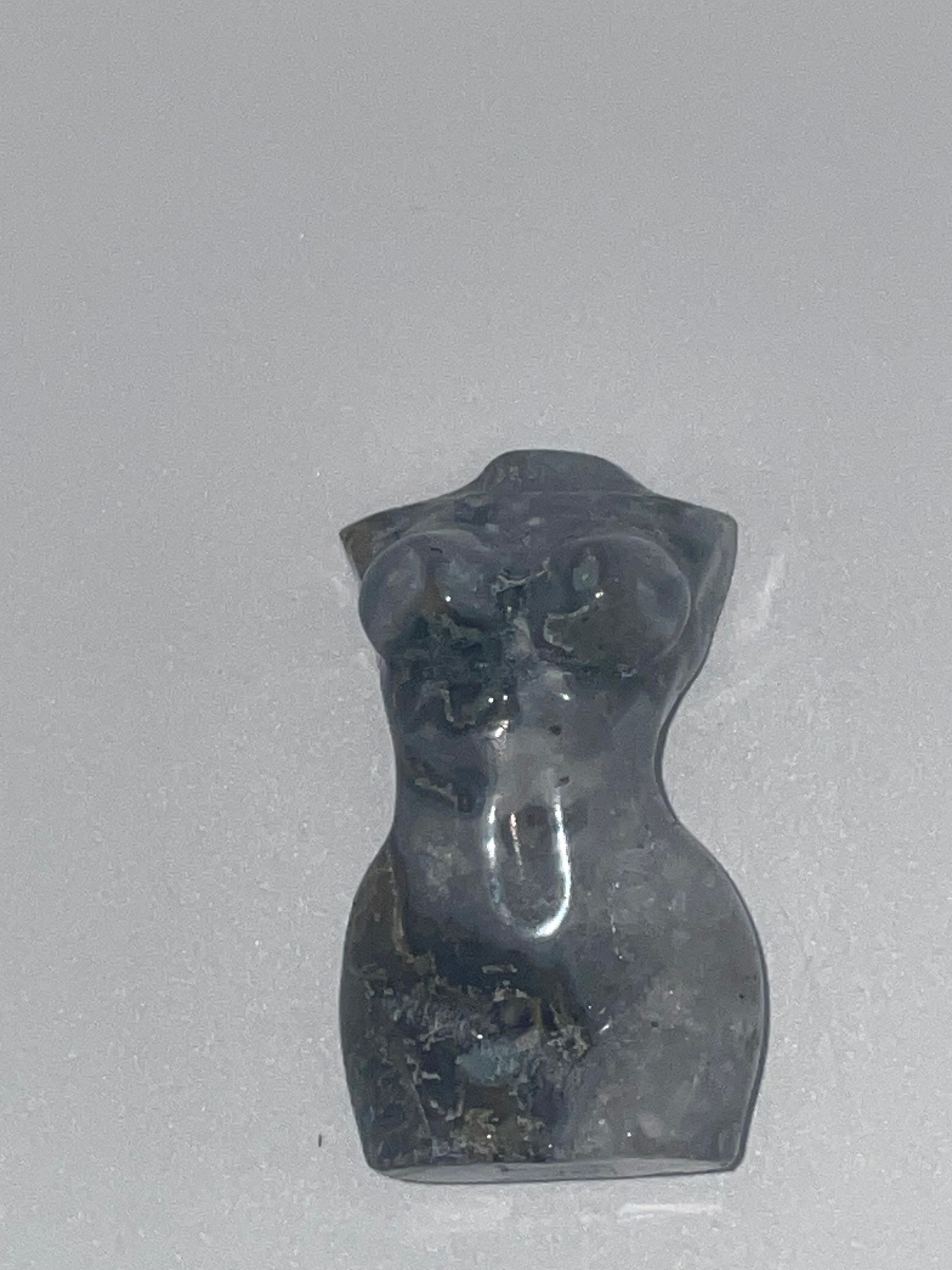 Moss Agate Goddess Body