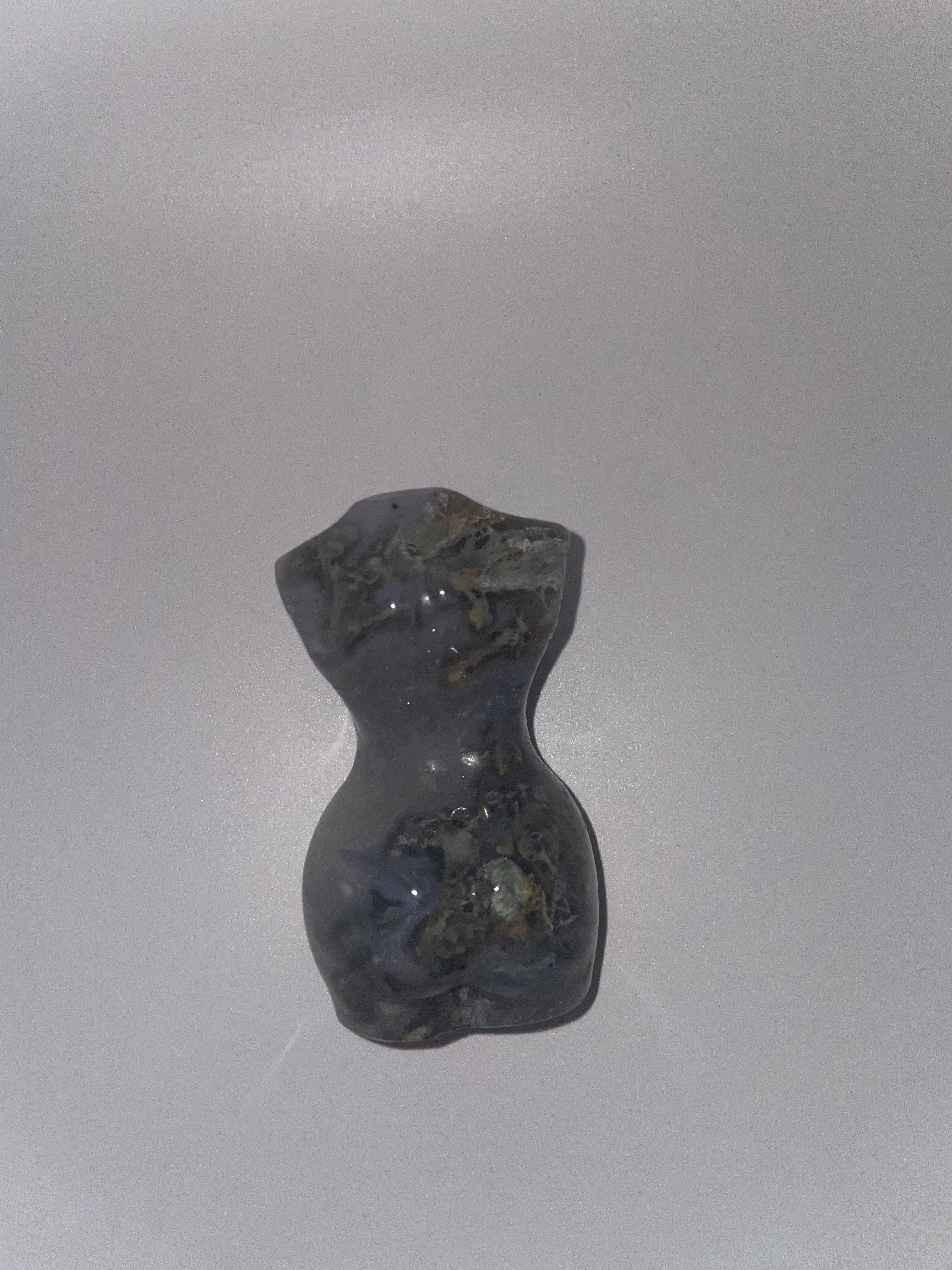 Moss Agate Goddess Body