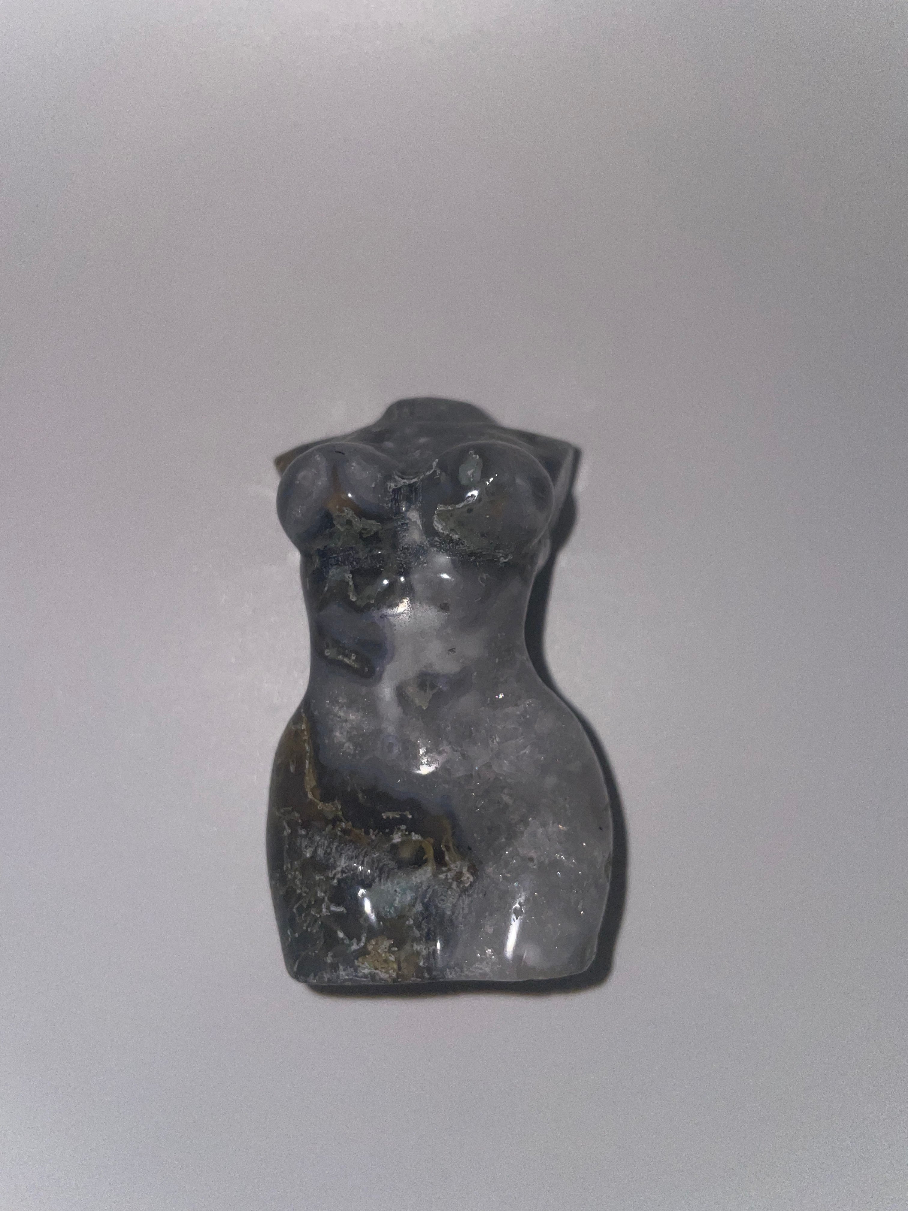 Moss Agate Goddess Body