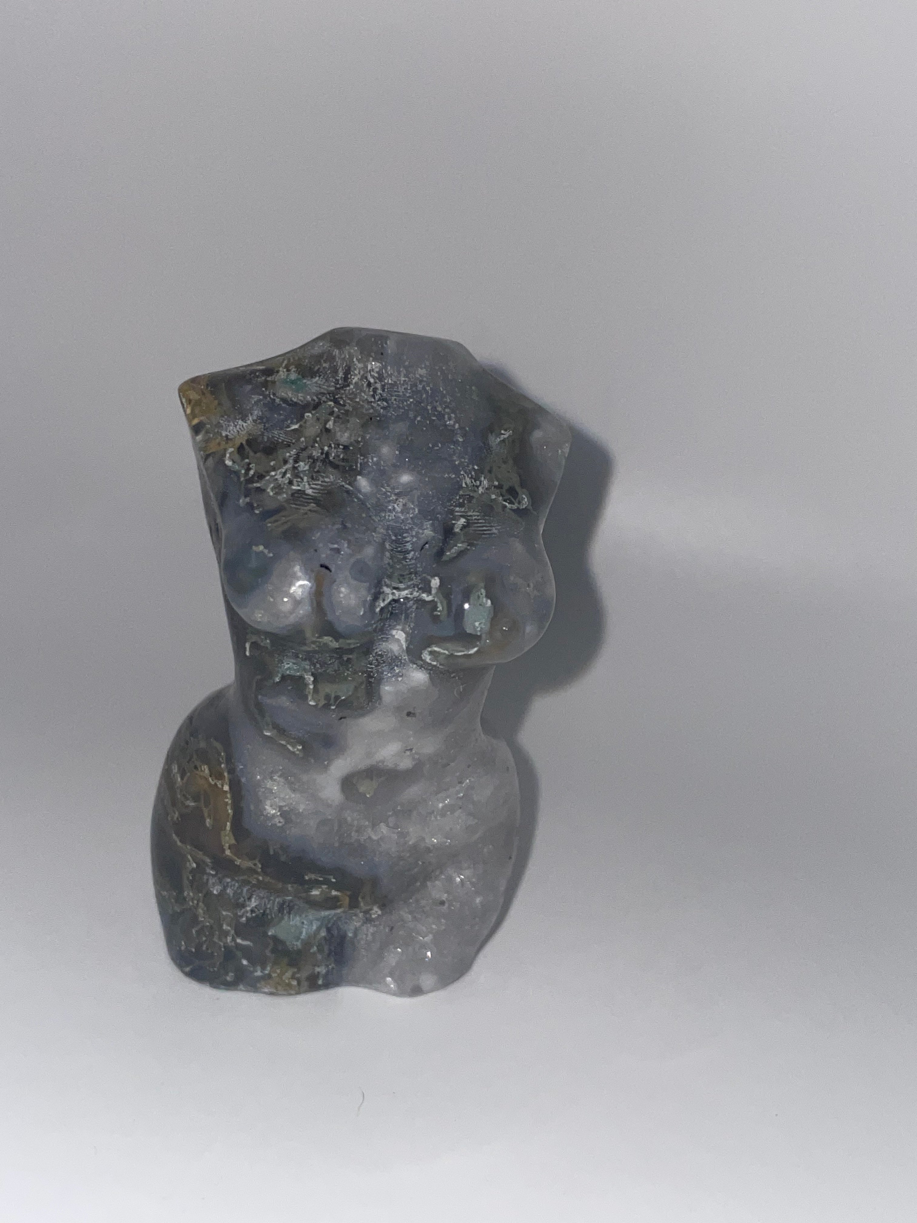 Moss Agate Goddess Body