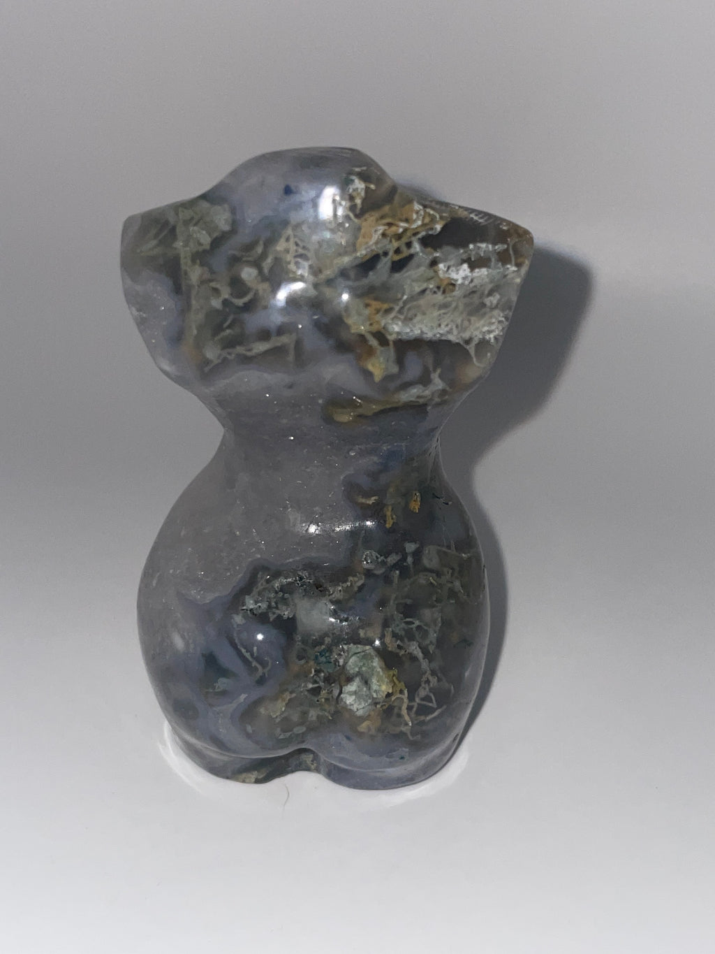 Moss Agate Goddess Body