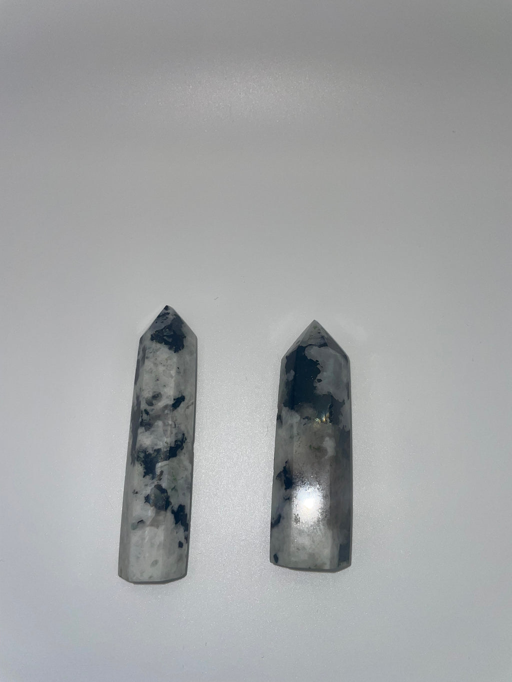 Rainbow Moonstone Point
