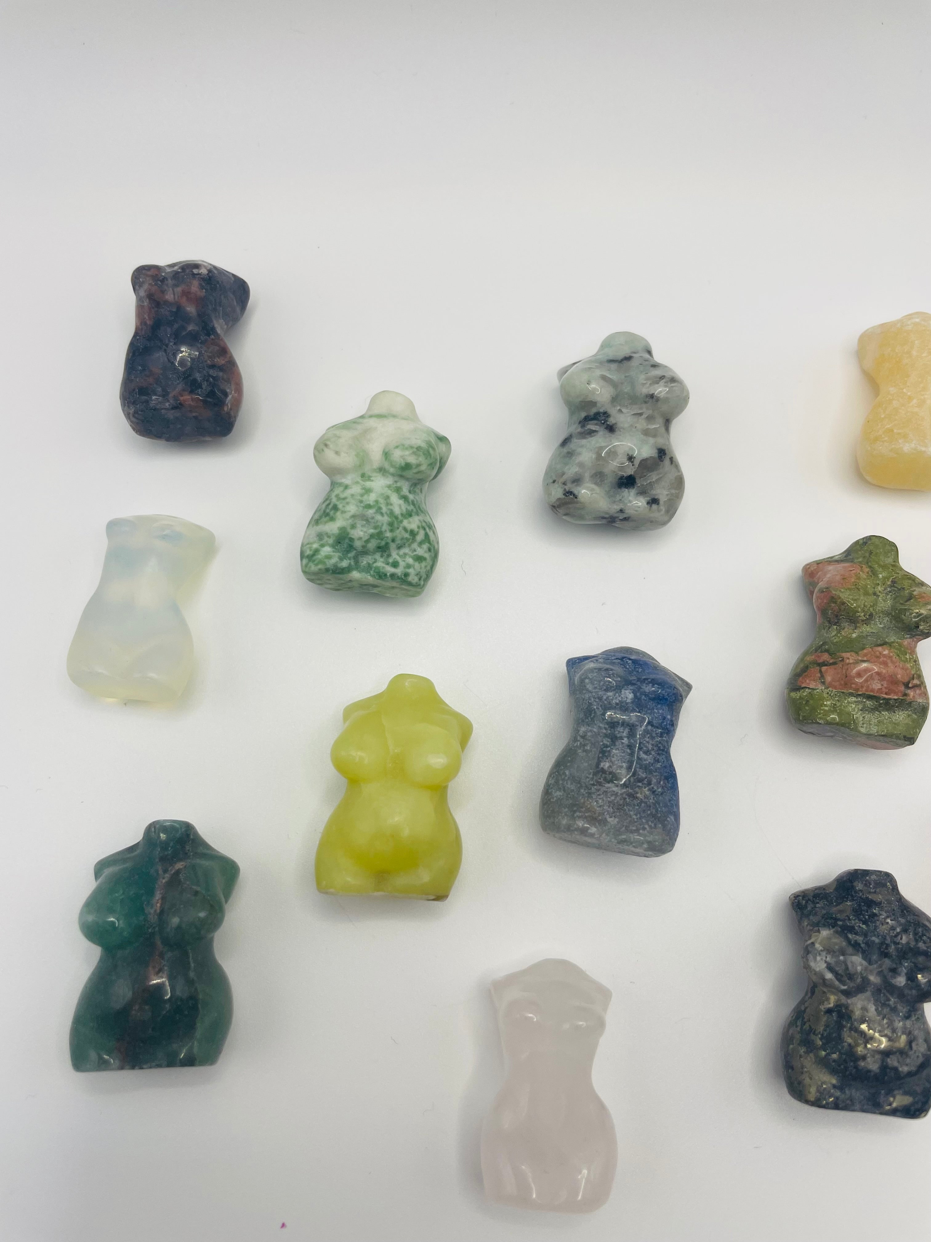 Assorted Mini Goddess Bodies - Crystal Carvings