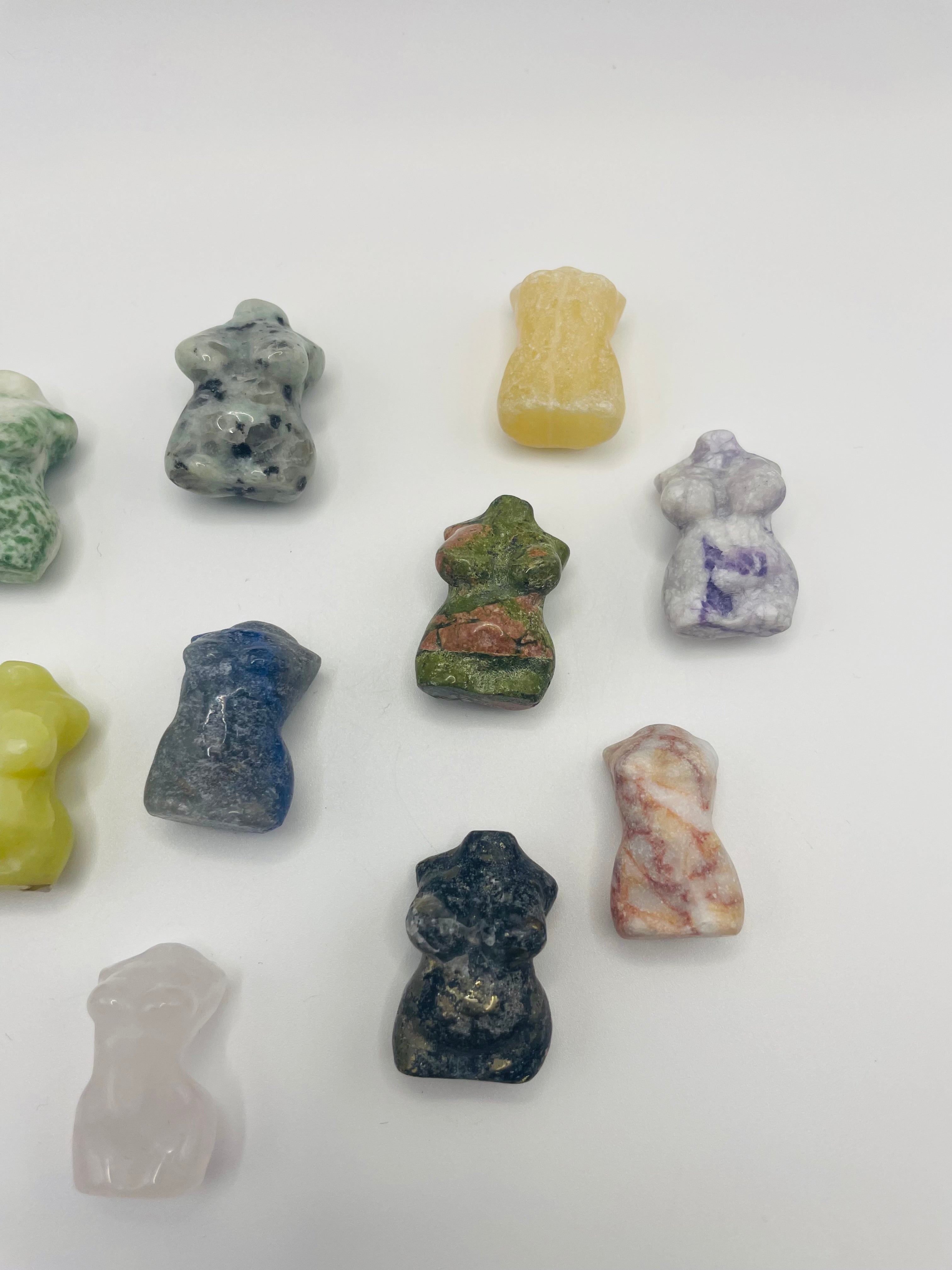 Assorted Mini Goddess Bodies - Crystal Carvings