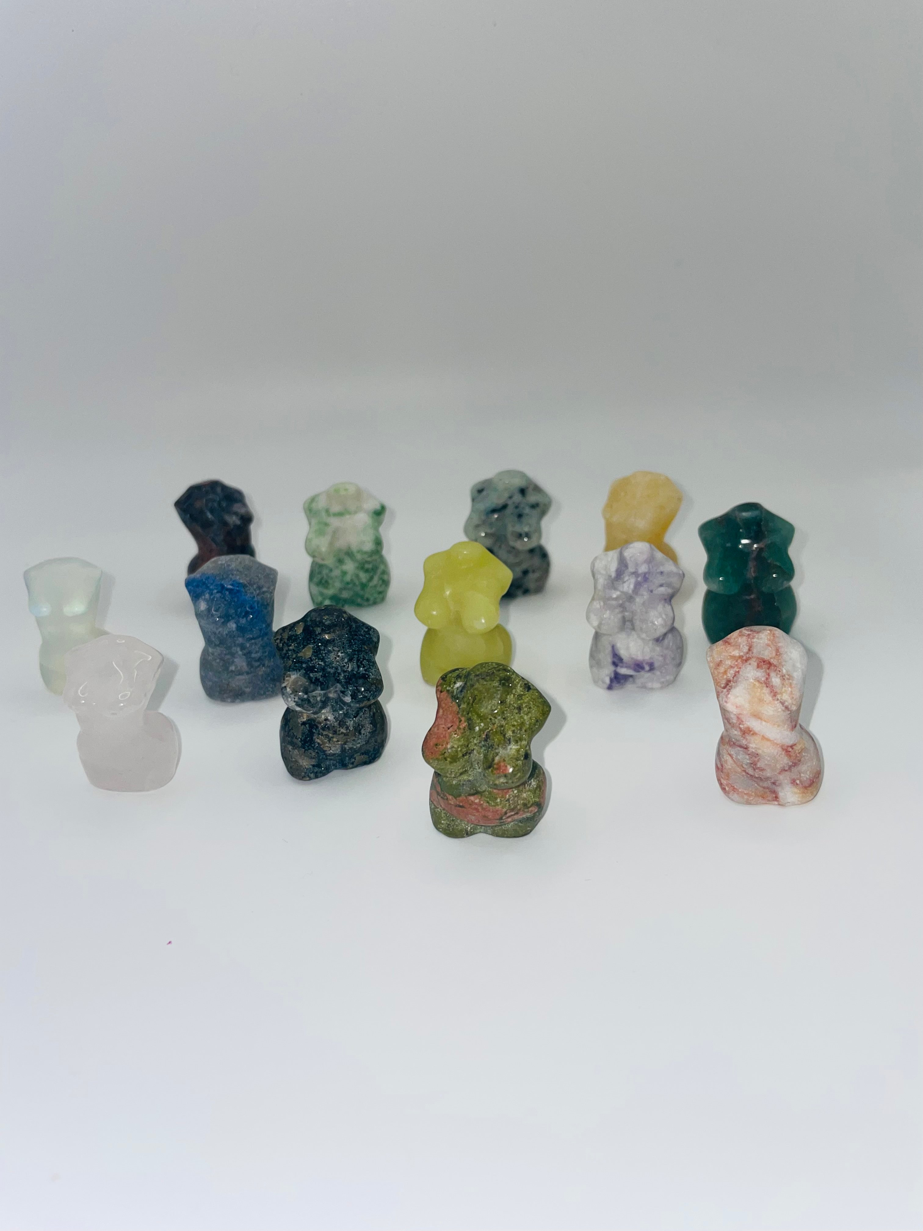 Assorted Mini Goddess Bodies - Crystal Carvings