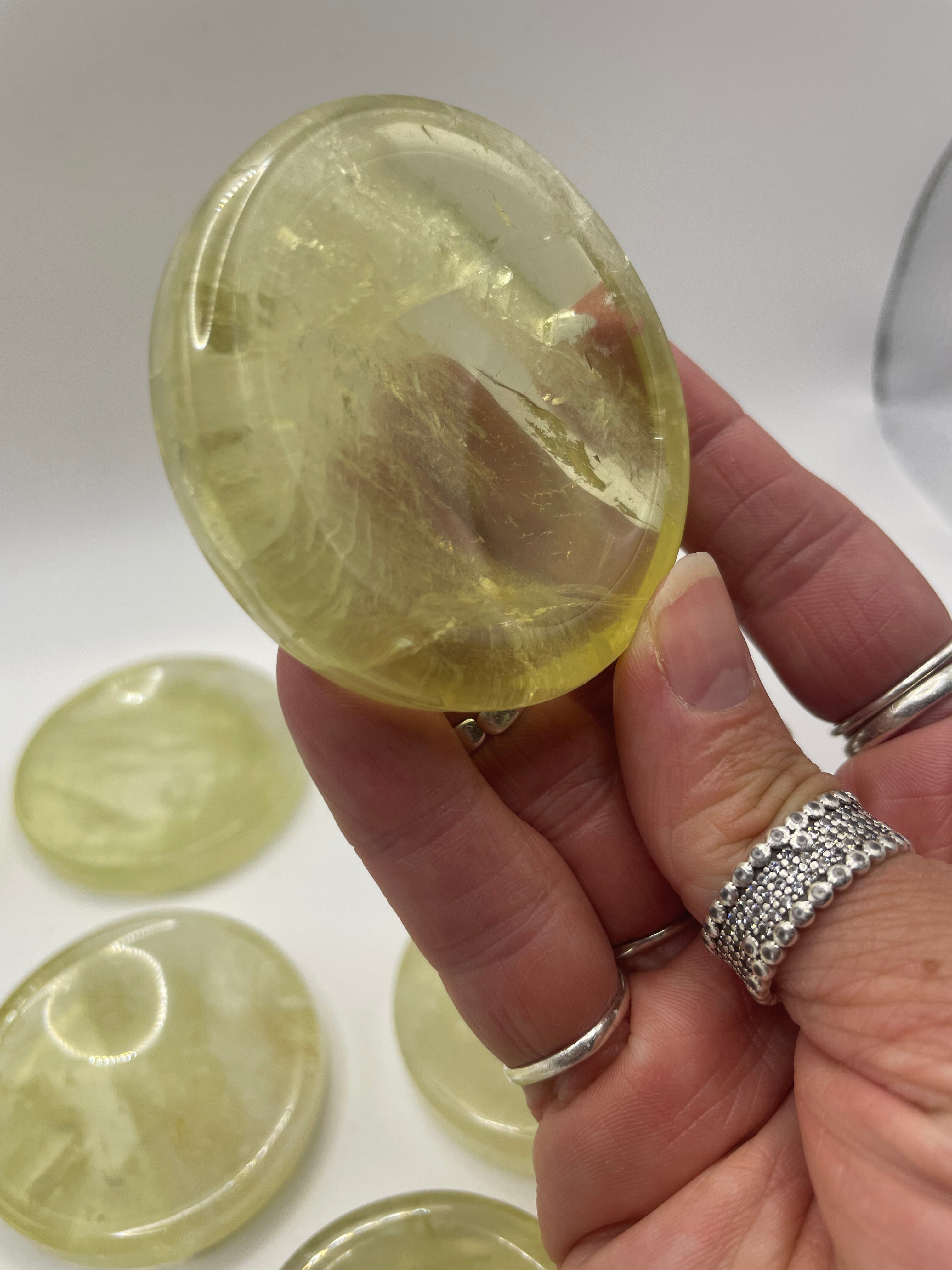 Lemon Quartz Mini Bowl / Sphere Stand