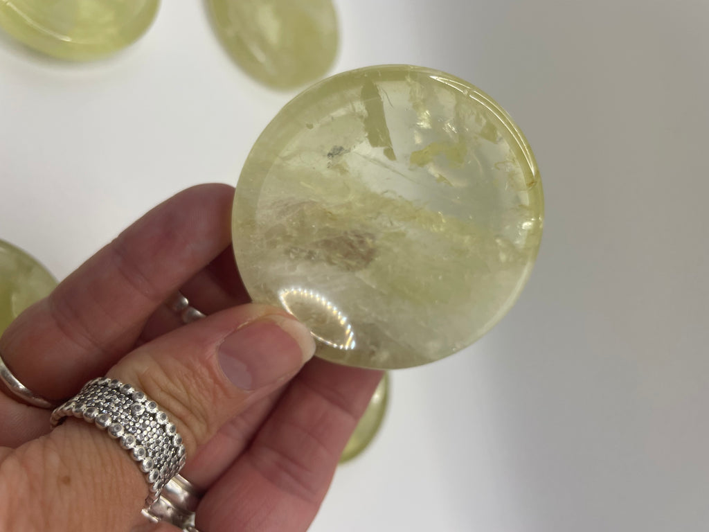 Lemon Quartz Mini Bowl / Sphere Stand