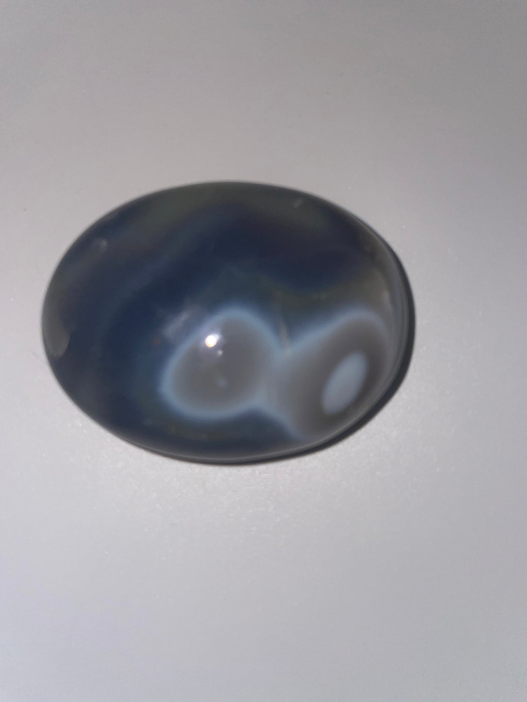 Orca Agate Palm Stone