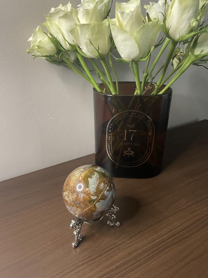 Beautiful petrified wood in its natural earthy tones.