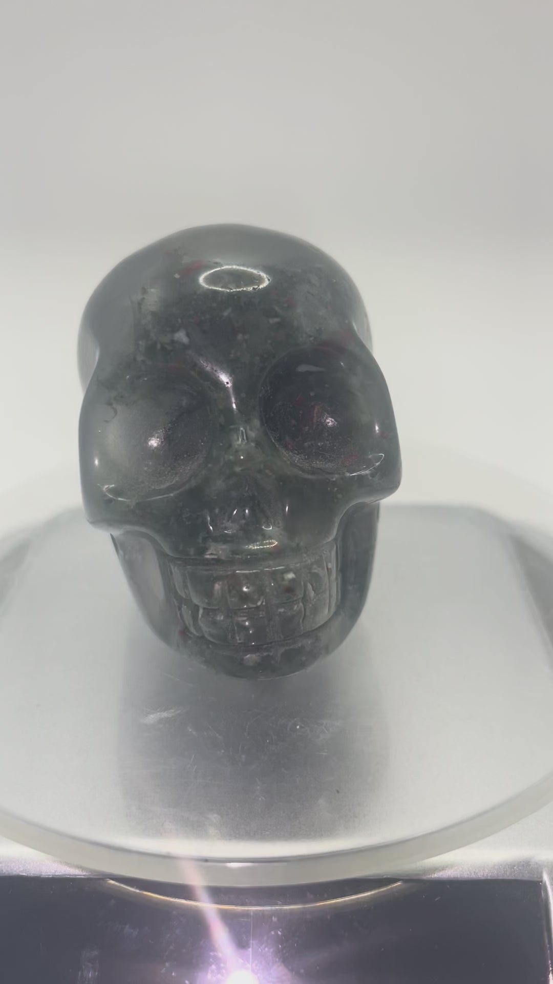 African Bloodstone Skull